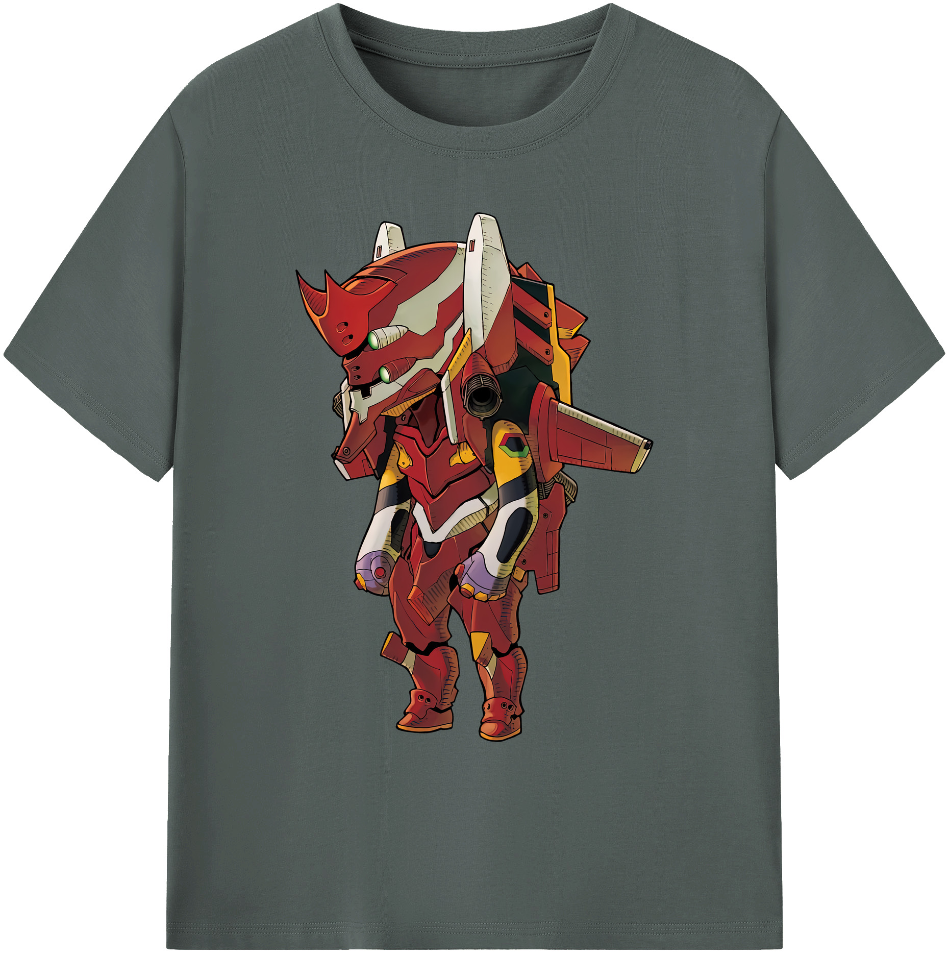 （画像用） EVA 新世紀エヴァンゲリオン 綿100％ メンズ半袖Tシャツ｜肌触りやわらか＆通気性